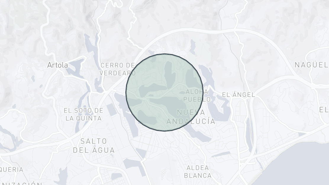 Mapa de Ubicación de la Propiedad, Miragolf, Nueva Andalucia