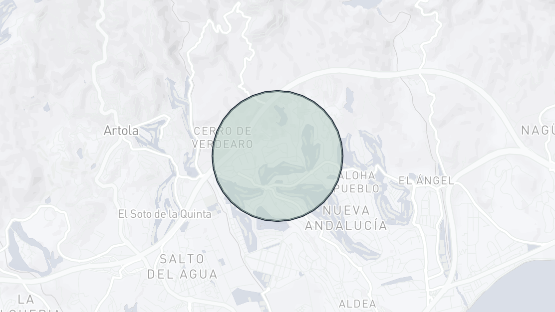 Property Location Map, La Cerquilla, Nueva Andalucia