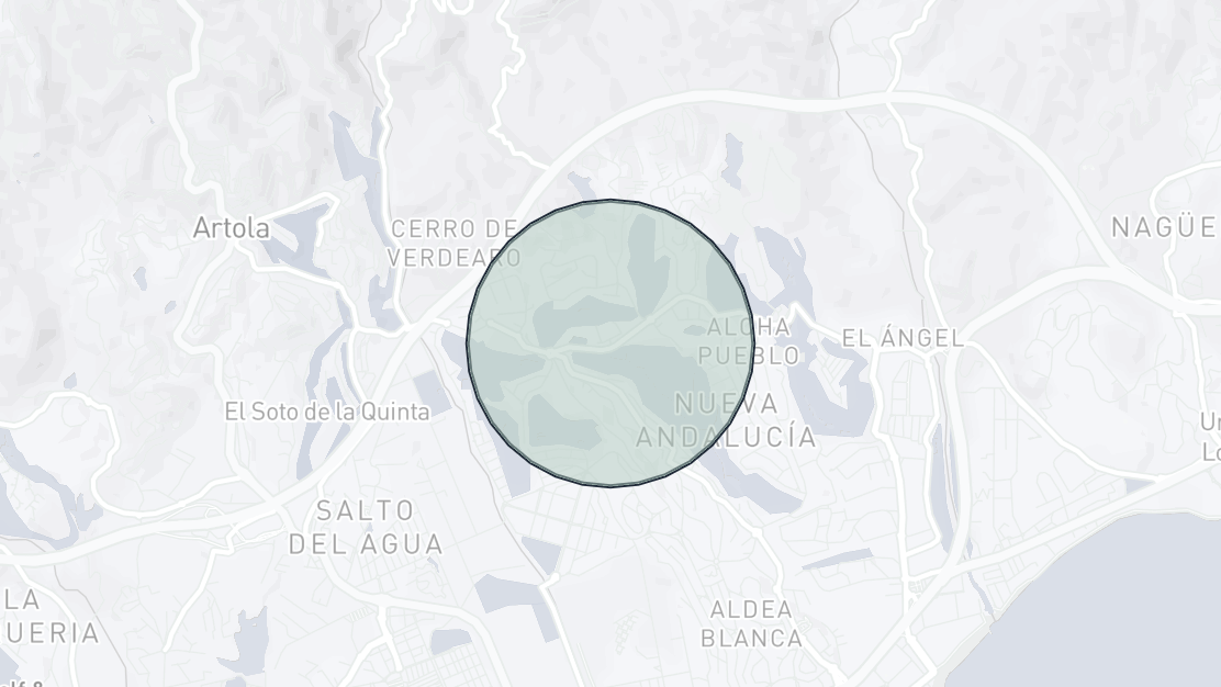 Property Location Map, Las Alamandas, Nueva Andalucia