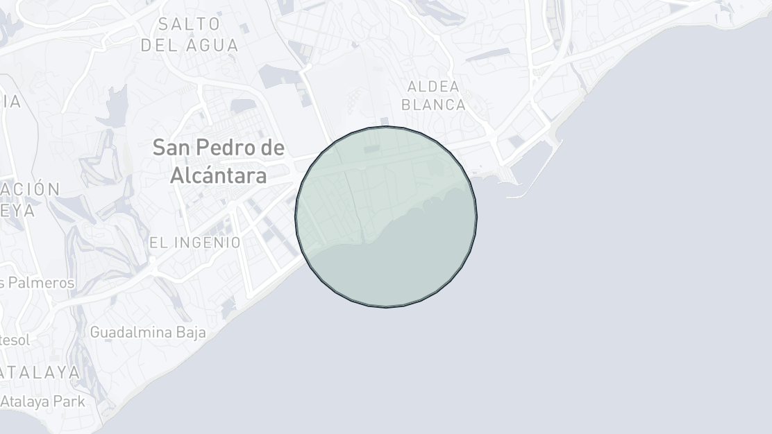 Karta över fastighetsläge, Ventura del Mar, Marbella - Puerto Banus
