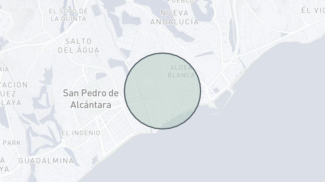 Property Location Map, Lorcrimar, Nueva Andalucia