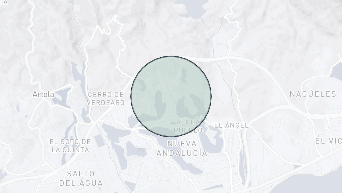 Property Location Map, El Naranjal, Nueva Andalucia