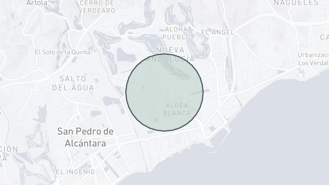 Karta över fastighetsläge, Celeste Marbella, Nueva Andalucia