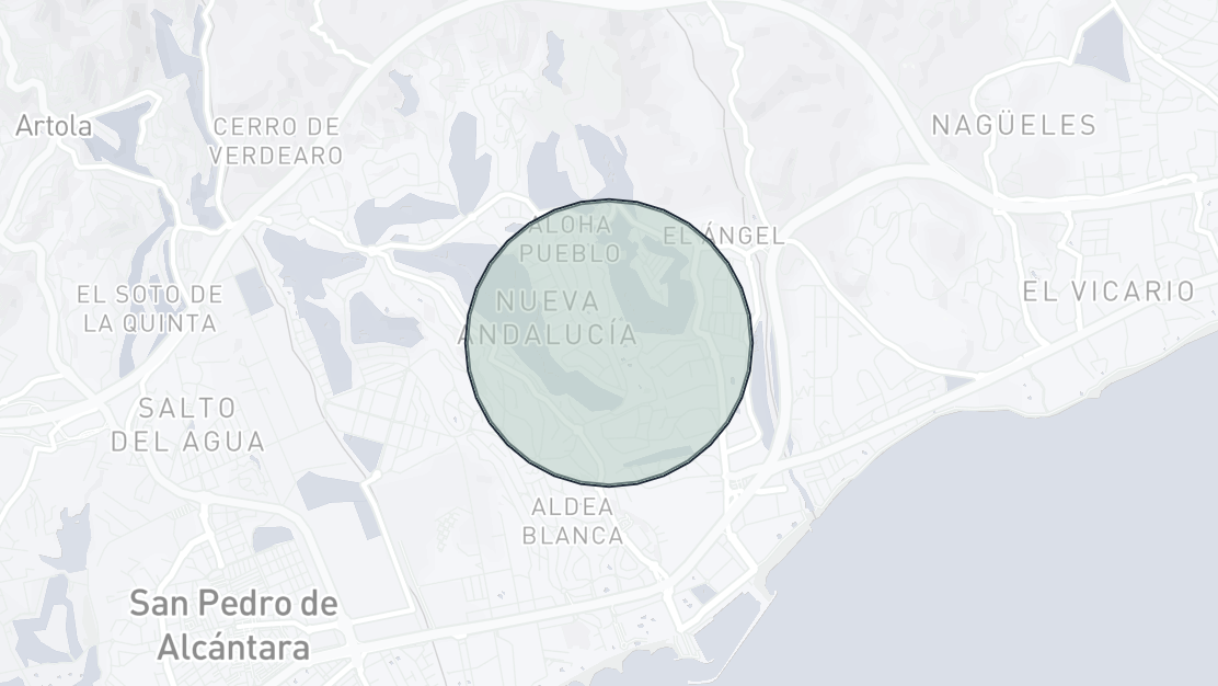 Property Location Map, Aloha Gardens, Nueva Andalucia