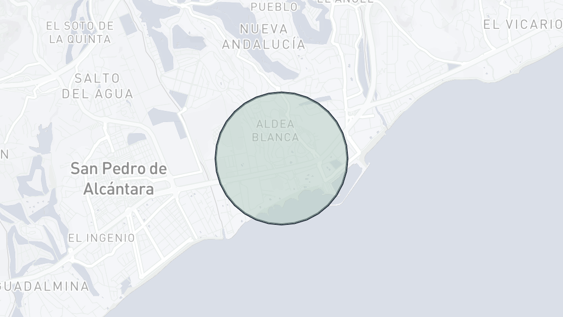 Karta över fastighetsläge, Sol y Paz, Nueva Andalucia