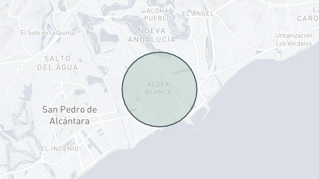 Property Location Map, Aldea Blanca, Nueva Andalucia