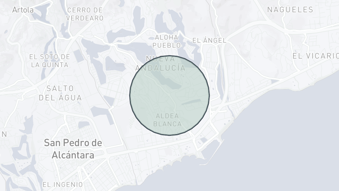 Mapa de Ubicación de la Propiedad, Las Lomas de Nueva Andalucia