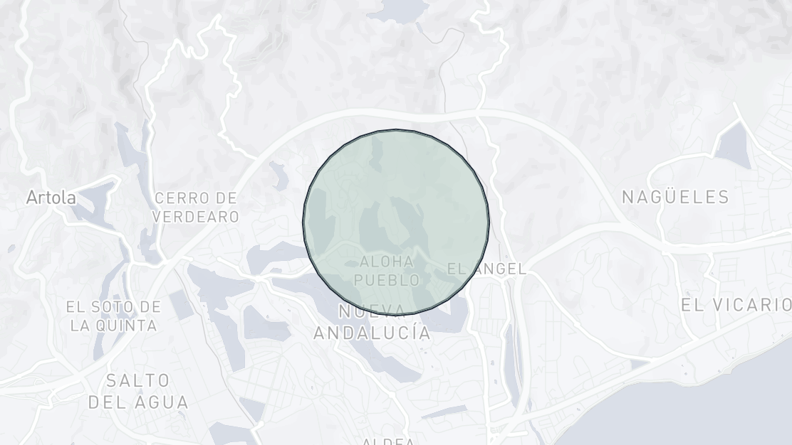 Mapa de Ubicación de la Propiedad, La Biznaga, Nueva Andalucia