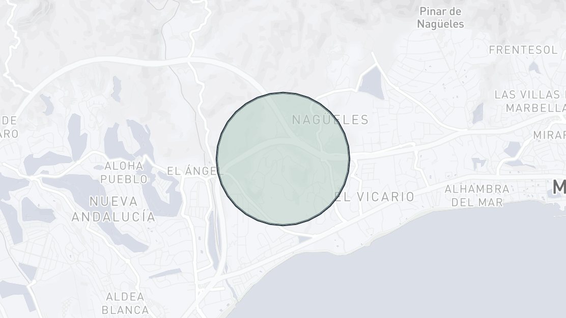 Mapa de Ubicación de la Propiedad, Las Lomas de Marbella, Marbella Golden Mile