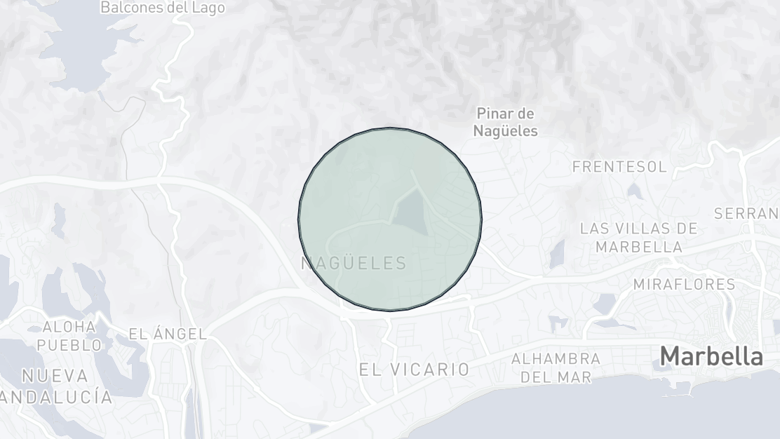 Mapa de Ubicación de la Propiedad, Montebello Hills, Marbella Golden Mile