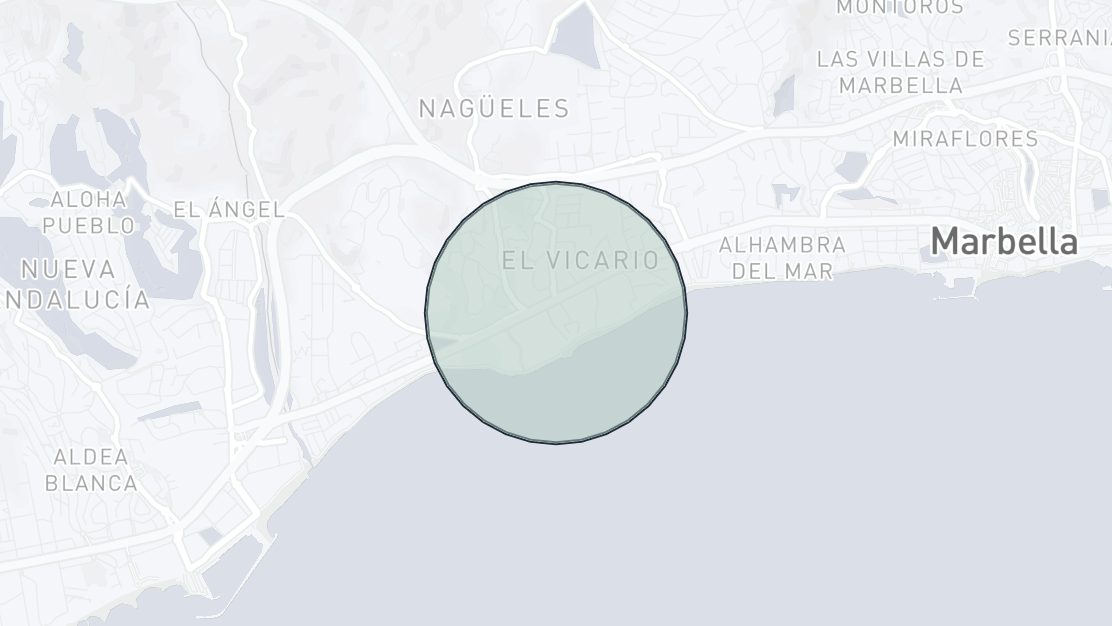 Property Location Map, Puente Romano II, Marbella Golden Mile