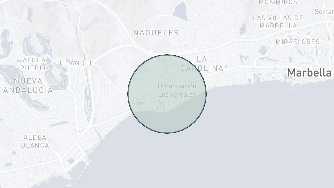 Mapa de Ubicación de la Propiedad, Marbella Golden Mile