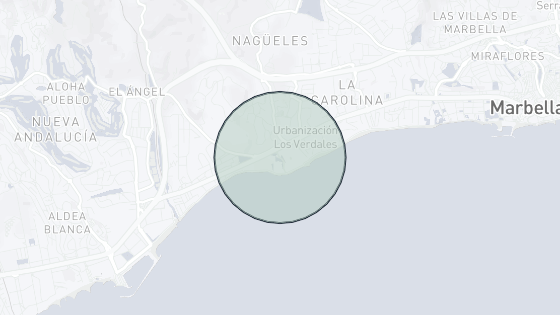Karta över fastighetsläge, Marina Puente Romano, Marbella Golden Mile