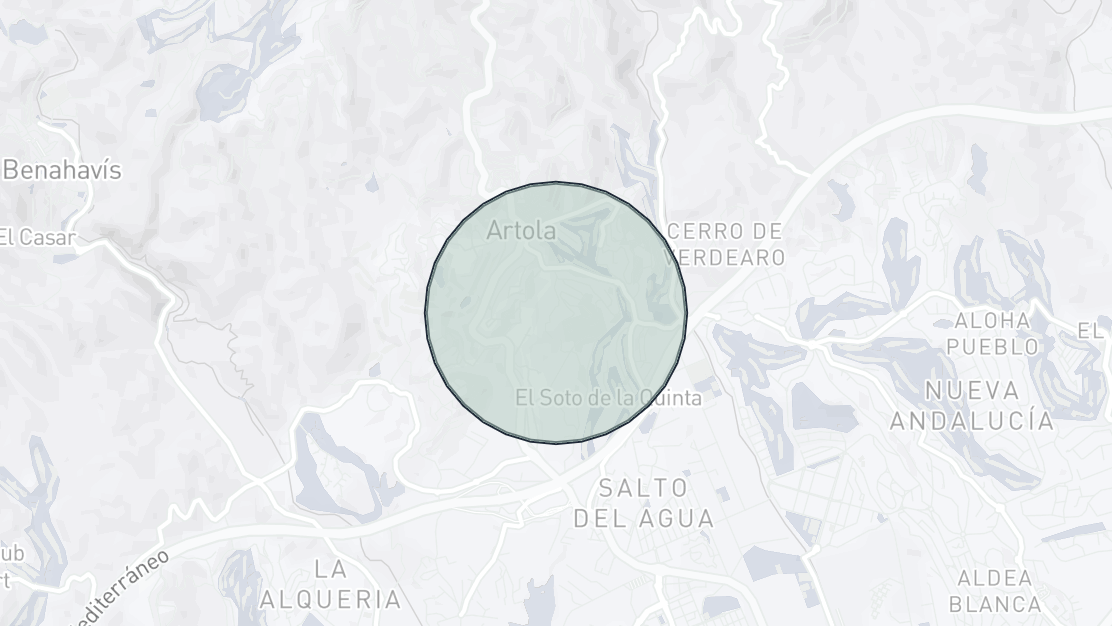 Property Location Map, The Hills, Benahavis