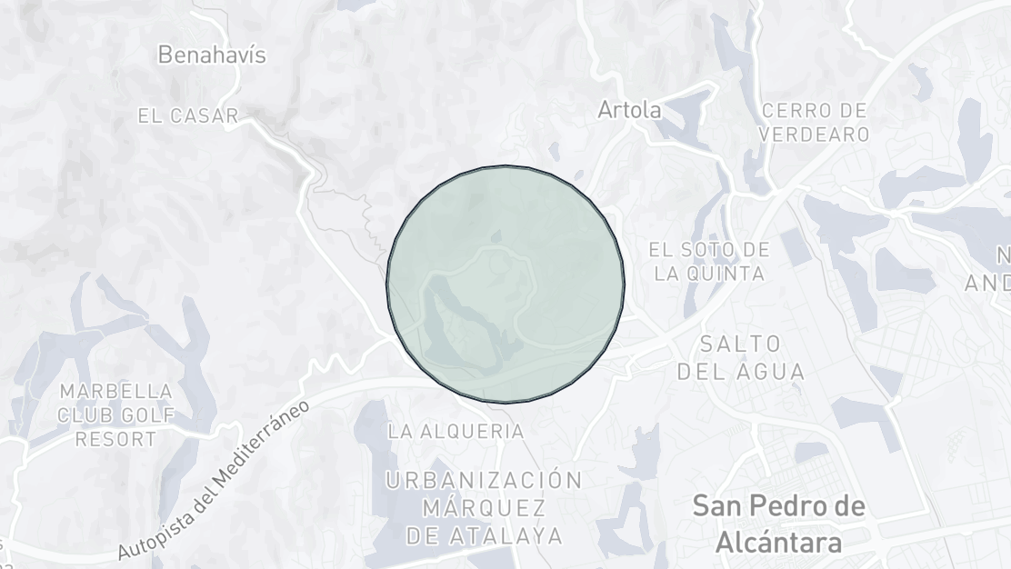 Property Location Map, Las Encinas, Benahavis