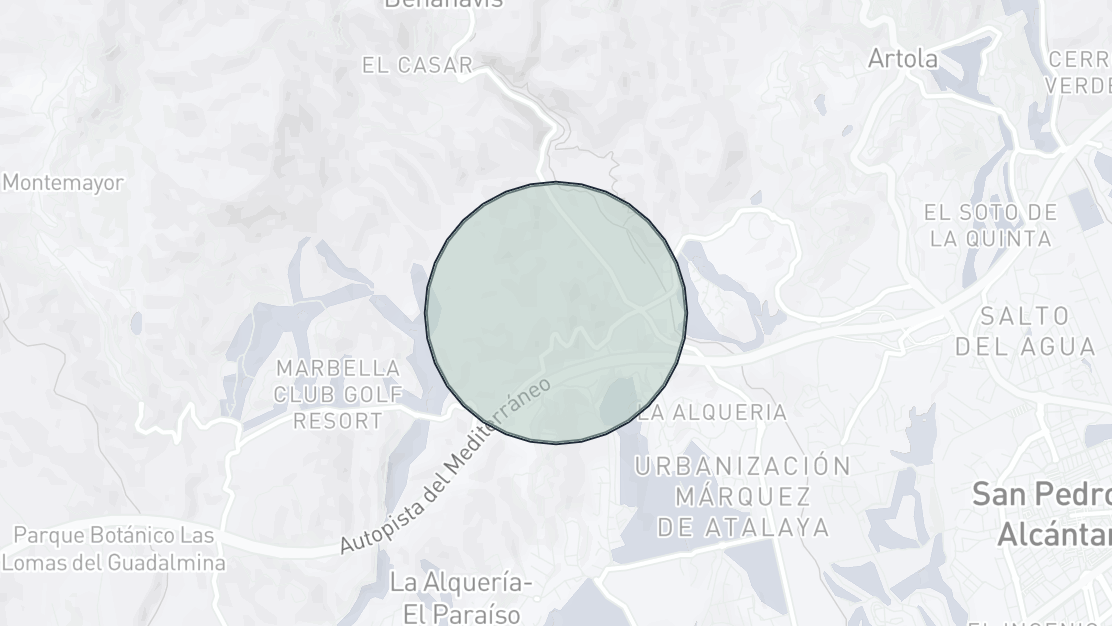 Property Location Map, La Finca de Jasmine, Benahavis