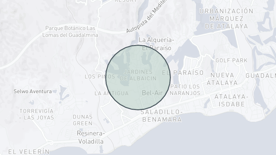 Property Location Map, Toscana Hills, Benahavis