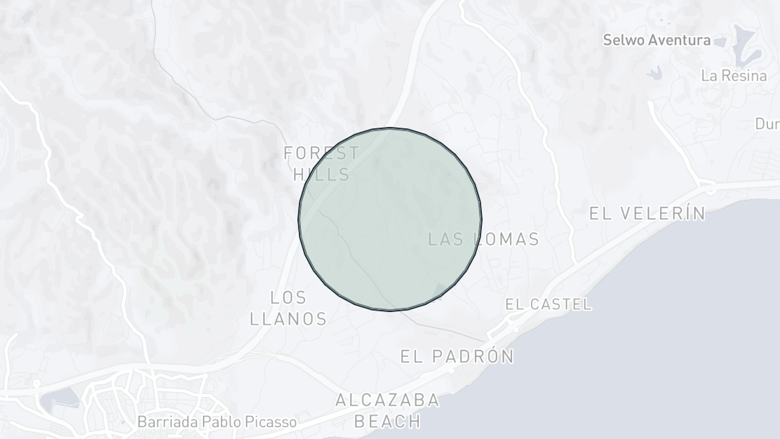 Property Location Map, Puerto Romano, Estepona East