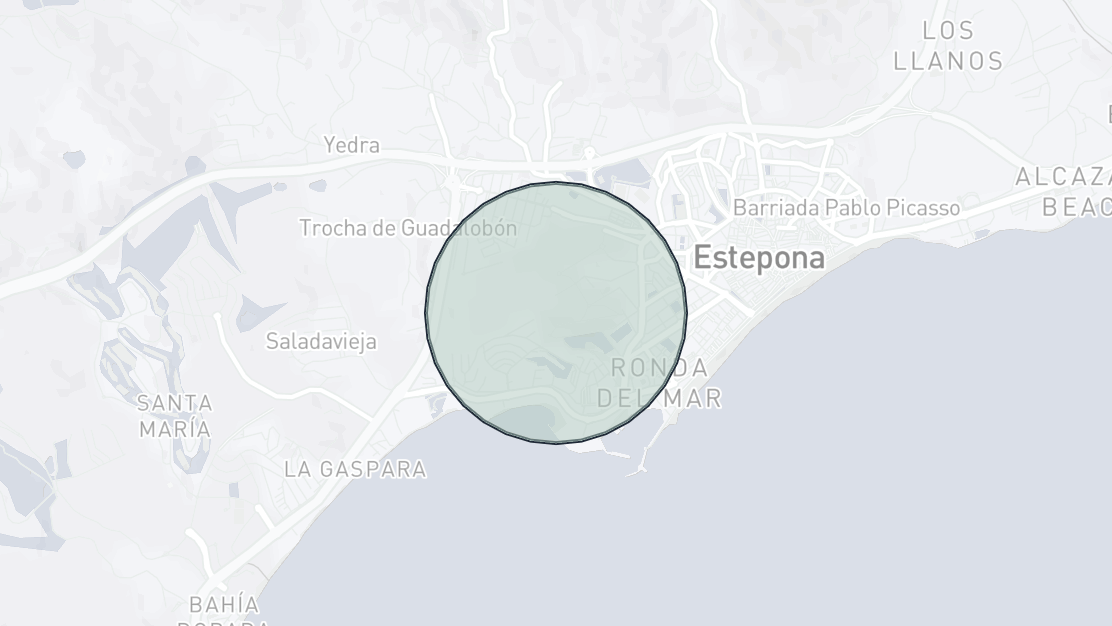 Mapa de Ubicación de la Propiedad, Las Mesas, Estepona Ciudad
