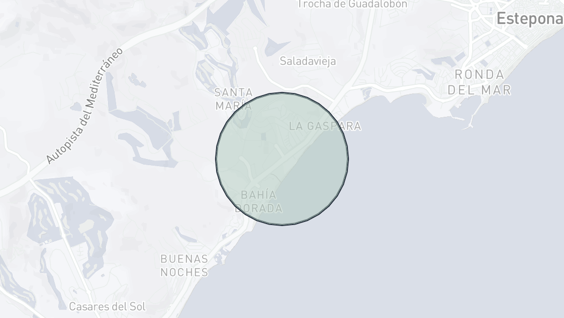 Mapa de Ubicación de la Propiedad, The Edge, Estepona Oeste
