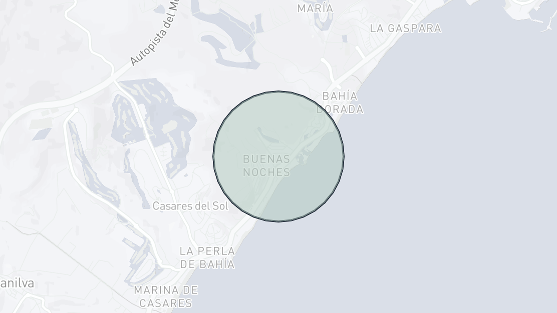 Karta över fastighetsläge, La Galera Park, Estepona Väst