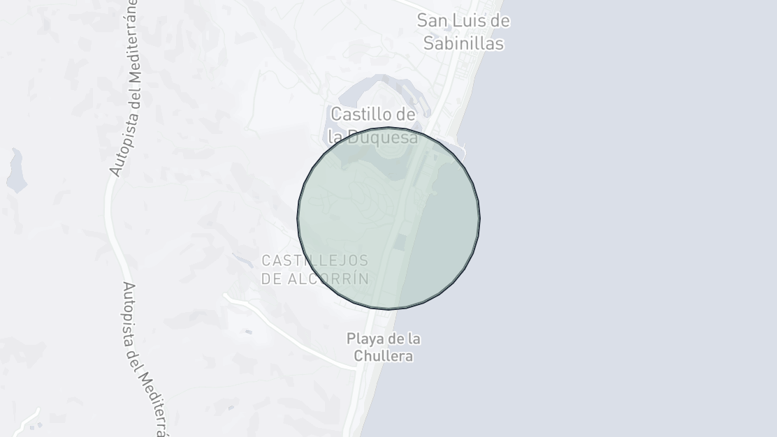 Mapa de Ubicación de la Propiedad, Los Hidalgos, Manilva