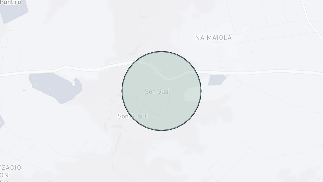 Property Location Map, Son Gual, Llevant