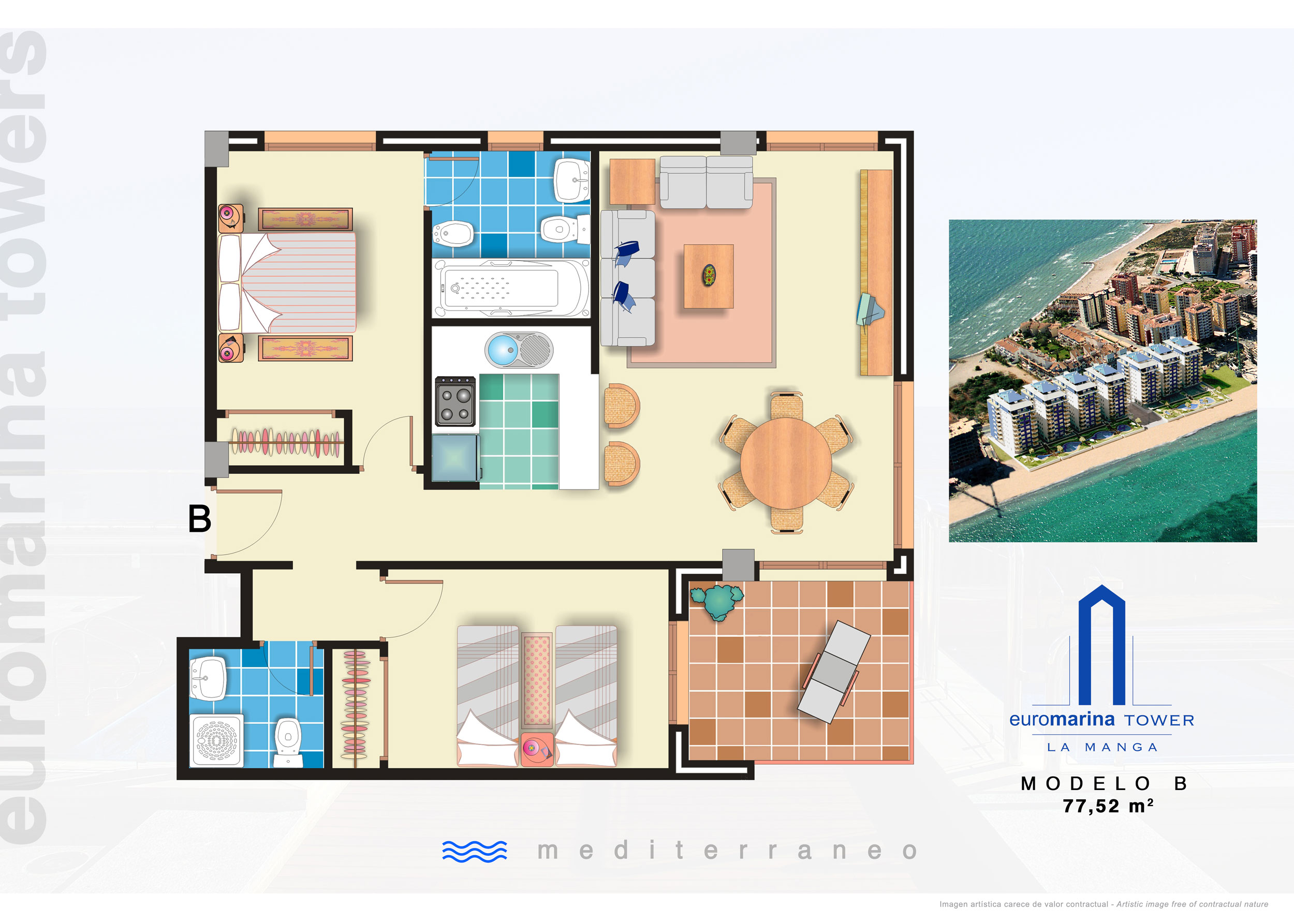 Apartment In La Manga Del Mar Menor 361 p Real Estate Spain Top Service Serneholt Estate