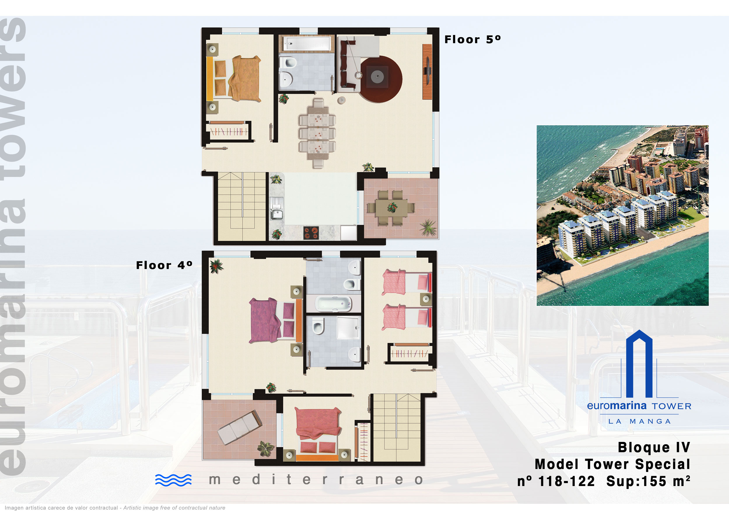 Apartment In La Manga Del Mar Menor 361 p Real Estate Spain Top Service Serneholt Estate